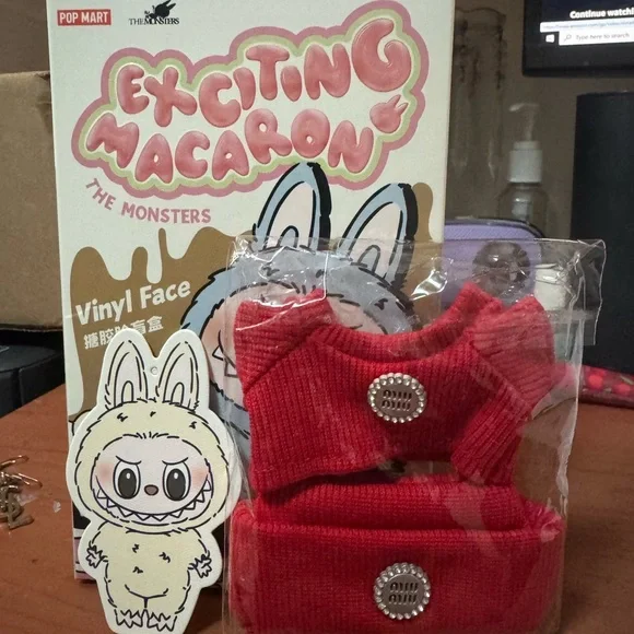 LABUBU POP MART The Monsters Exciting Macaron Vinyl Face Limited